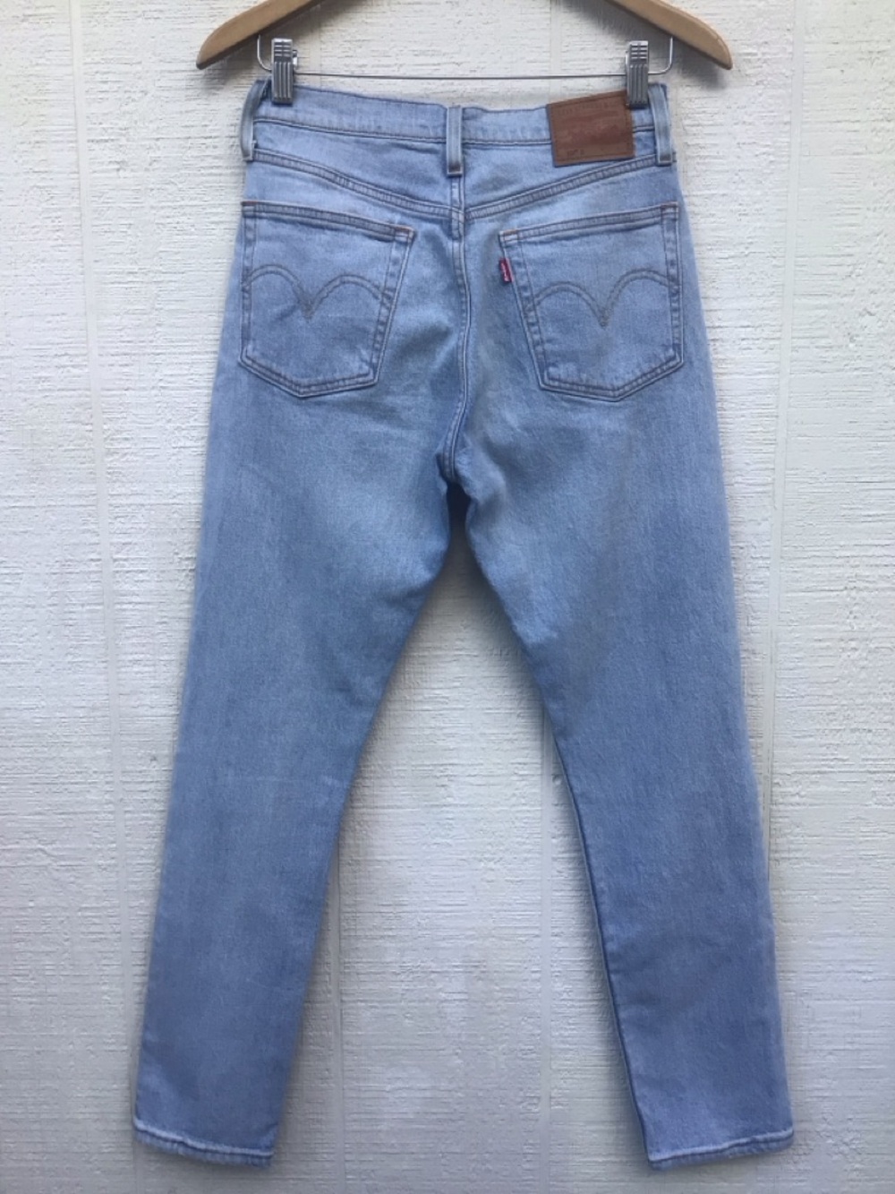 Levi’s 501 S skinny light blue bleached wash